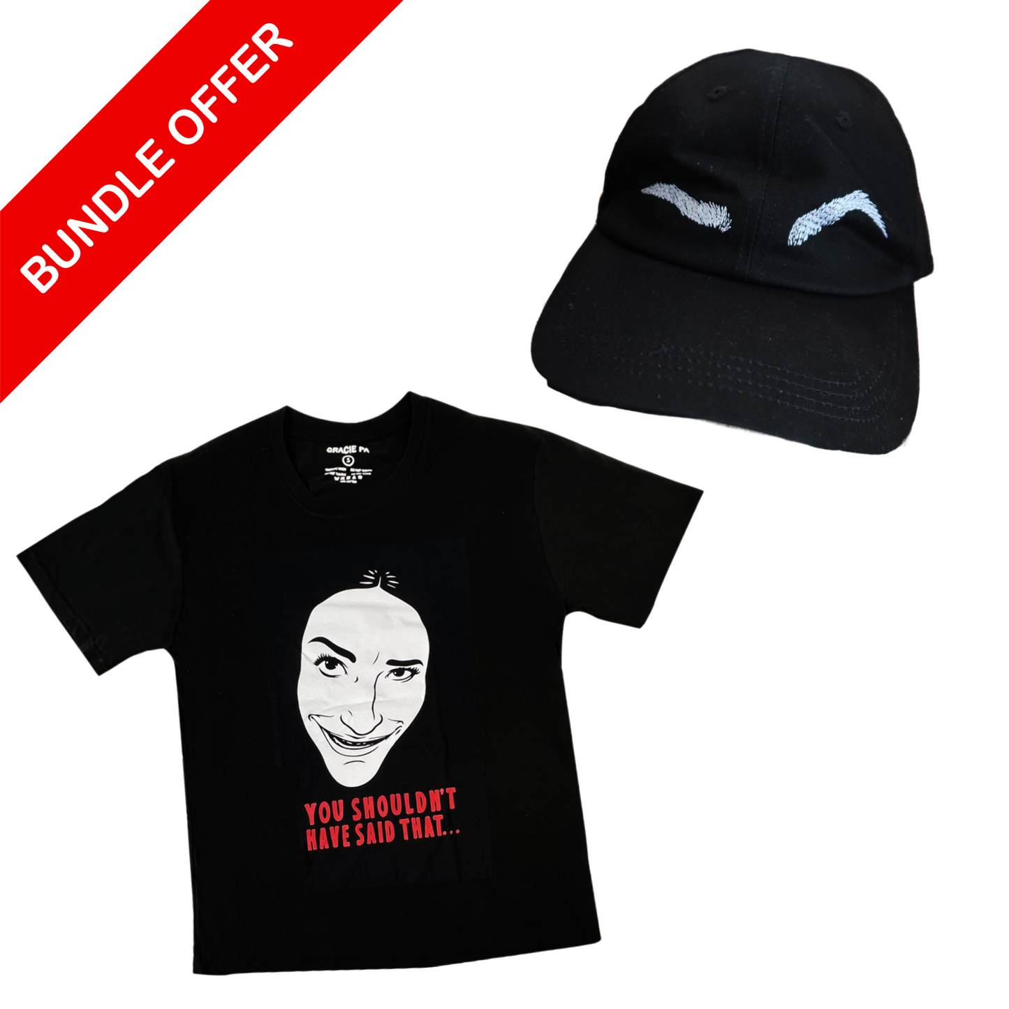 Shirt and Hat Bundle- Black (BIG SAVINGS)